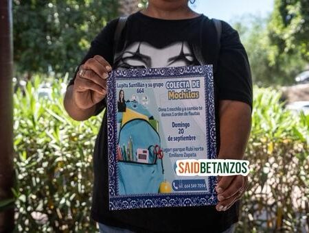 Cambiarán mochilas por órdenes de flautas para apoyar a niños de Tijuana