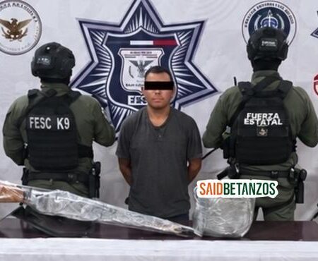 Traía dos fusiles y cientos de balas