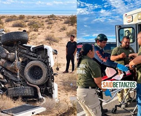 Cinco personas mueren en choque rumbo al Golfo de Santa Clara