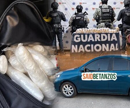 Aseguran GN y SEDENA, 27 kilos de “meth” en Los Altos