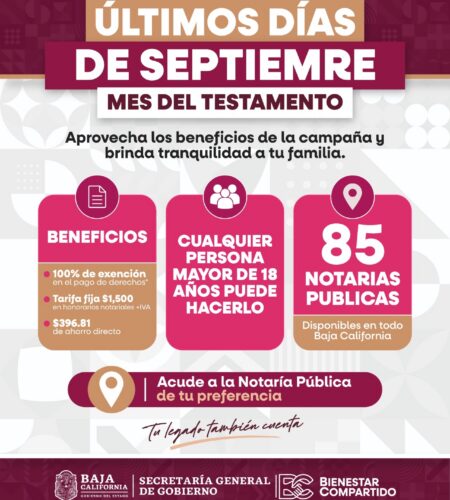 Invitan a aprovechar los últimos días del Mes del Testamento