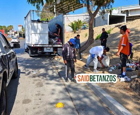 Retiran 3.5 toneladas de basura que obstruían la Avenida Internacional