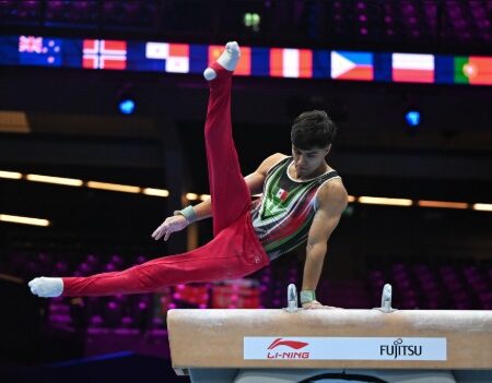 Isaac Núñez se prepara para debutar en el Mundial de Gimnasia Artística