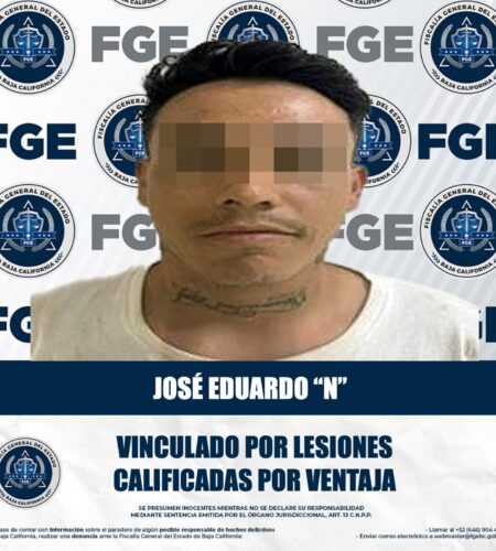 Vinculan a proceso a hombre acusado de golpear a una persona con un bate en Mexicali