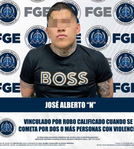 Procesan a “El Chiquis” por asalto armado en Mexicali