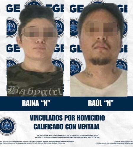 Una discusión terminó en homicidio; pareja queda en prisión preventiva en Tijuana