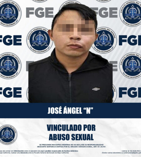 Encarcelan a hombre por abuso sexual agravado contra una menor en Mexicali