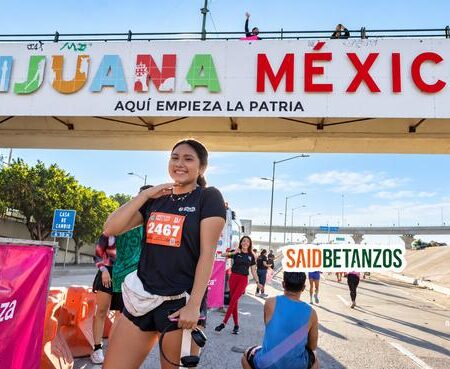 Cruzan de San Diego a Tijuana en el “Binational Race”